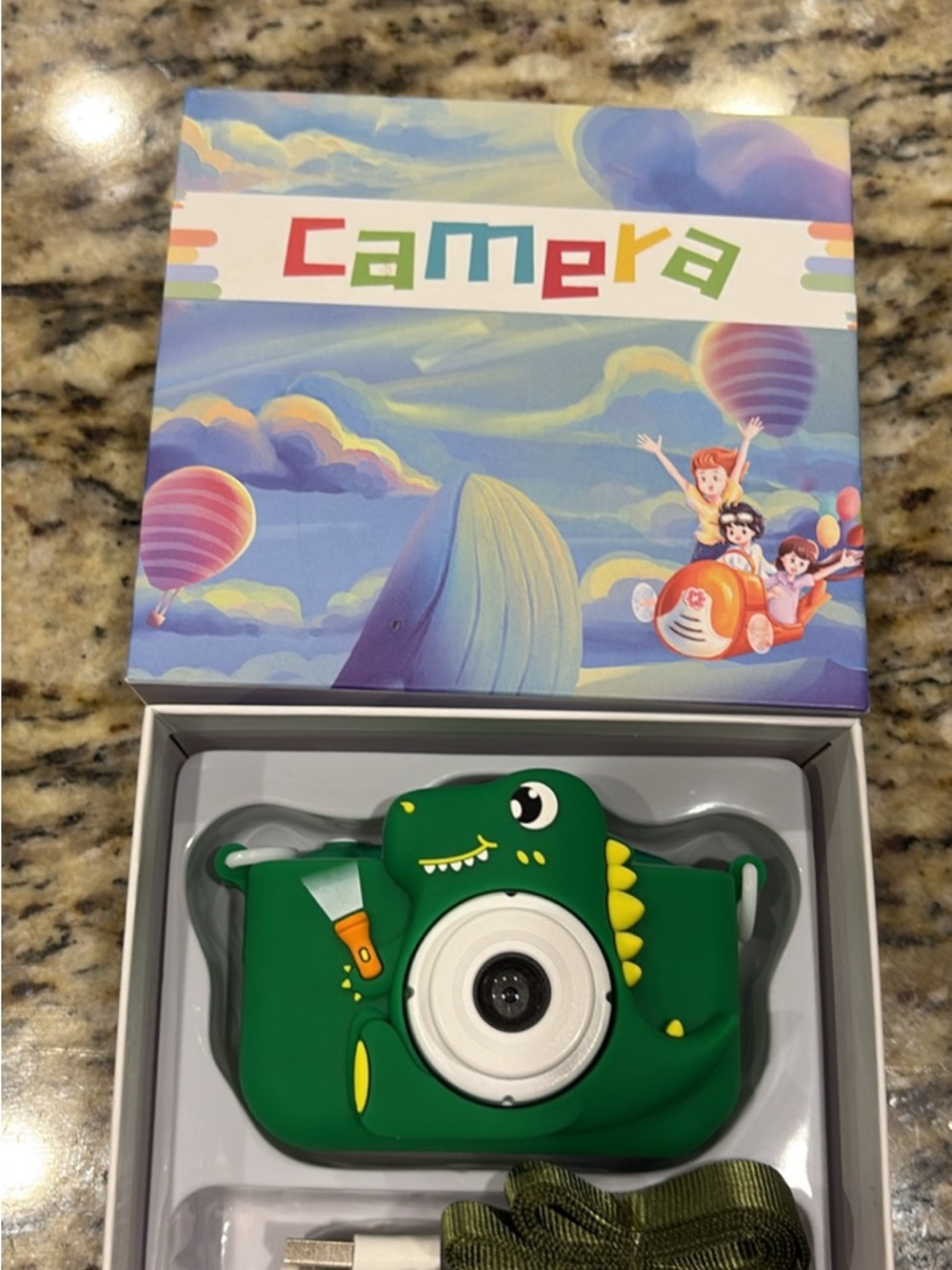 Kids Dino Digital Camera for Children - Green